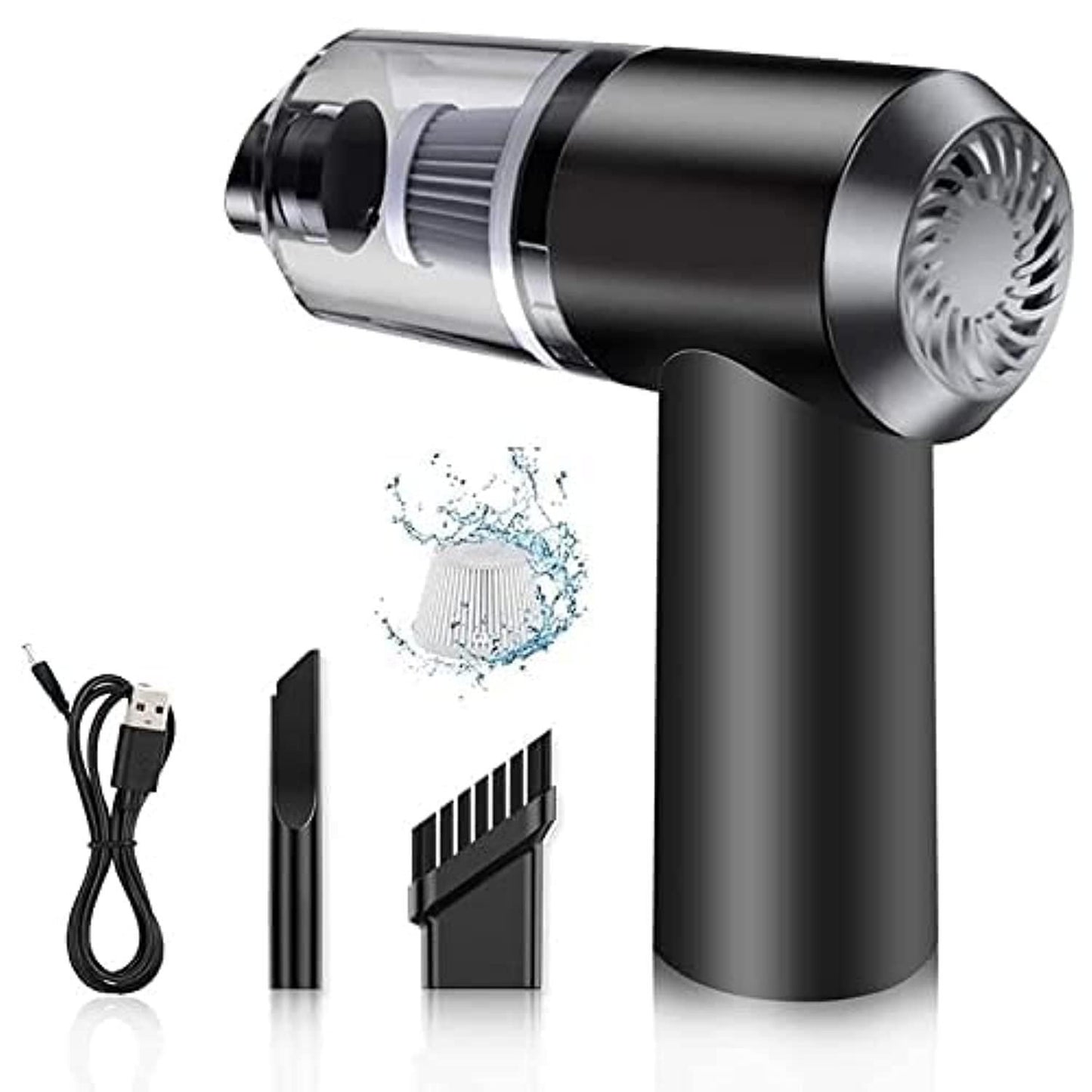 2 In 1 Portable Wireless Vacuum Cleaner - Rechargeable Battery
